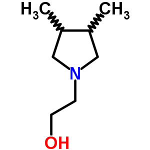 3,4-Dimethylpyrrolidine-1-ethanolStructure,63886-56-6Structure 3,4-Dimethylpyrrolidine-1-ethanol Structure,63886-56-6Structure