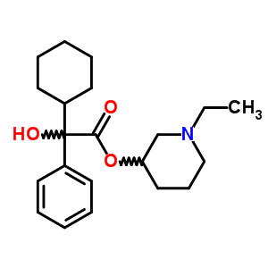 α-cyclohexyl-α-hydroxybenzeneacetic acid 1-ethyl-3-piperidinyl esterStructure,63917-13-5Structure α-cyclohexyl-α-hydroxybenzeneacetic acid 1-ethyl-3-piperidinyl ester Structure,63917-13-5Structure