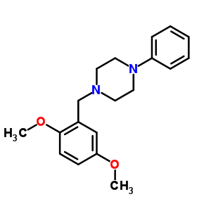 1-(2,5-Dimethoxybenzyl)-4-phenylpiperazineStructure,63978-38-1Structure 1-(2,5-Dimethoxybenzyl)-4-phenylpiperazine Structure,63978-38-1Structure