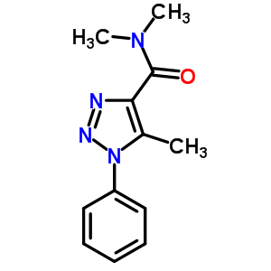 5,N,n-trimethyl-1-phenyl-1h-1,2,3-triazole-4-carboxamideStructure,63979-29-3Structure 5,N,n-trimethyl-1-phenyl-1h-1,2,3-triazole-4-carboxamide Structure,63979-29-3Structure