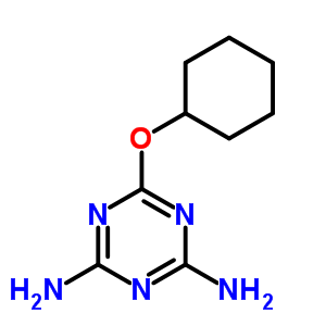 2-Cyclohexyloxy-4,6-diamino-1,3,5-triazineStructure,63979-36-2Structure 2-Cyclohexyloxy-4,6-diamino-1,3,5-triazine Structure,63979-36-2Structure