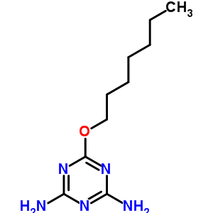 6-(Heptyloxy)-1,3,5-triazine-2,4-diamineStructure,63979-38-4Structure 6-(Heptyloxy)-1,3,5-triazine-2,4-diamine Structure,63979-38-4Structure