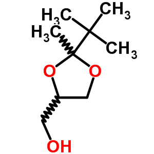 2-Tert-butyl-2-methyl-1,3-dioxolane-4-methanolStructure,63979-50-0Structure 2-Tert-butyl-2-methyl-1,3-dioxolane-4-methanol Structure,63979-50-0Structure