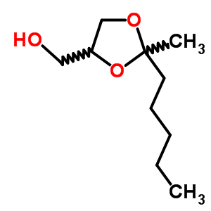 2-Methyl-2-(1-methylbutyl)-1,3-dioxolane-4-methanolStructure,63979-52-2Structure 2-Methyl-2-(1-methylbutyl)-1,3-dioxolane-4-methanol Structure,63979-52-2Structure