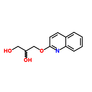 3-(2-Quinolyloxy)-1,2-propanediolStructure,63991-82-2Structure 3-(2-Quinolyloxy)-1,2-propanediol Structure,63991-82-2Structure