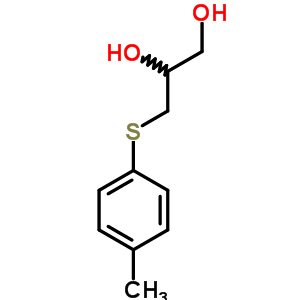 3-(P-tolylthio)-1,2-propanediolStructure,63991-89-9Structure 3-(P-tolylthio)-1,2-propanediol Structure,63991-89-9Structure