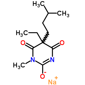 5-Ethyl-5-isopentyl-1-methyl-2-sodiooxy-4,6(1h,5h)-pyrimidinedioneStructure,64038-15-9Structure 5-Ethyl-5-isopentyl-1-methyl-2-sodiooxy-4,6(1h,5h)-pyrimidinedione Structure,64038-15-9Structure