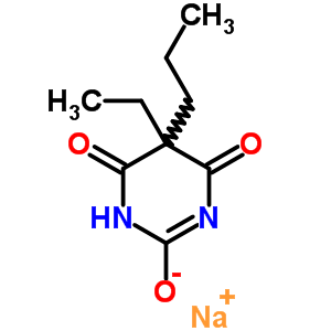 5-Ethyl-5-propyl-2-sodiooxy-4,6(1h,5h)-pyrimidinedioneStructure,64038-27-3Structure 5-Ethyl-5-propyl-2-sodiooxy-4,6(1h,5h)-pyrimidinedione Structure,64038-27-3Structure