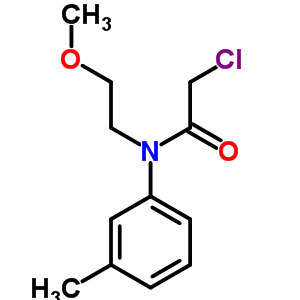 Acetamide,2-chloro-n-(2-methoxyethyl)-n-(3-methylphenyl)-Structure,64202-99-9Structure Acetamide,2-chloro-n-(2-methoxyethyl)-n-(3-methylphenyl)- Structure,64202-99-9Structure