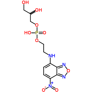 N-(7-硝基苯并-2-氧雜-1,3-二氮唑-4-基)磷脂酰乙醇胺結(jié)構(gòu)式_64205-19-2結(jié)構(gòu)式