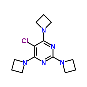 5-Chloro-2,4,6-tris(1-aziridinyl)pyrimidineStructure,64295-03-0Structure 5-Chloro-2,4,6-tris(1-aziridinyl)pyrimidine Structure,64295-03-0Structure