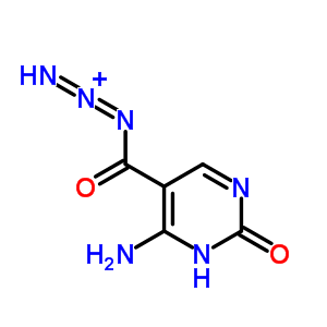 5-Pyrimidinecarbonylazide, 6-amino-1,2-dihydro-2-oxo-Structure,64623-42-3Structure 5-Pyrimidinecarbonylazide, 6-amino-1,2-dihydro-2-oxo- Structure,64623-42-3Structure