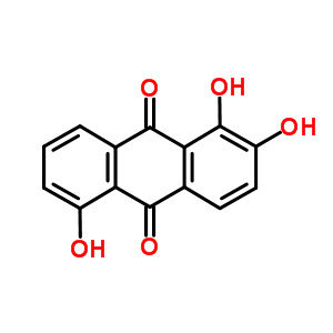 1,2,5-TrihydroxyanthraquinoneStructure,6486-93-7Structure 1,2,5-Trihydroxyanthraquinone Structure,6486-93-7Structure