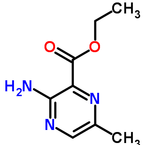 2-Pyrazinecarboxylicacid, 3-amino-6-methyl-, ethyl esterStructure,64882-36-6Structure 2-Pyrazinecarboxylicacid, 3-amino-6-methyl-, ethyl ester Structure,64882-36-6Structure