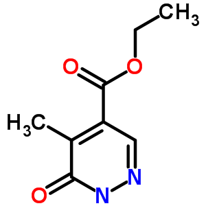 4-Pyridazinecarboxylicacid, 1,6-dihydro-5-methyl-6-oxo-, ethyl esterStructure,64882-62-8Structure 4-Pyridazinecarboxylicacid, 1,6-dihydro-5-methyl-6-oxo-, ethyl ester Structure,64882-62-8Structure