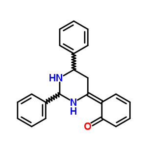 Phenol,2-(1,2,5,6-tetrahydro-2,6-diphenyl-4-pyrimidinyl)-Structure,64968-33-8Structure Phenol,2-(1,2,5,6-tetrahydro-2,6-diphenyl-4-pyrimidinyl)- Structure,64968-33-8Structure