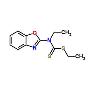 N-苯并噁唑-2-基-N-乙基-1-乙基磺?；?甲烷硫代酰胺結(jié)構(gòu)式_64981-78-8結(jié)構(gòu)式