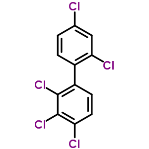 2,2,3,4,4-五氯聯(lián)苯結(jié)構(gòu)式_65510-45-4結(jié)構(gòu)式