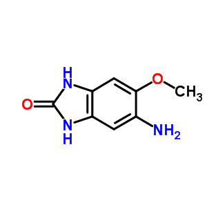 (9ci)-5-氨基-1,3-二氫-6-甲氧基-2H-苯并咪唑-2-酮結(jié)構(gòu)式_65740-56-9結(jié)構(gòu)式