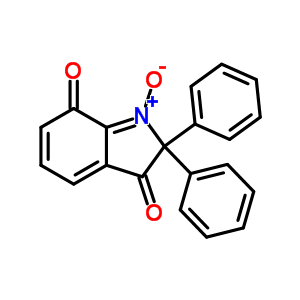 1-氧化物-2,2-二苯基-吲哚-3,7-二酮結構式_65817-75-6結構式
