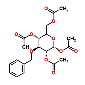 (5Xi)-1,2,4,6-tetra-o-acetyl-3-o-benzyl-alpha-d-xylo-hexopyranoseStructure,65827-58-9Structure (5Xi)-1,2,4,6-tetra-o-acetyl-3-o-benzyl-alpha-d-xylo-hexopyranose Structure,65827-58-9Structure