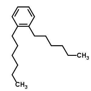 1,2-二己基苯結構式_65910-04-5結構式