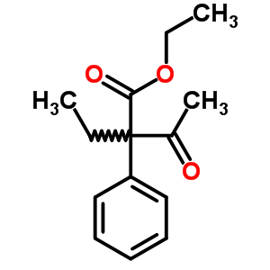 2-乙基-3-氧代-2-苯基-丁酸乙酯結(jié)構式_6623-45-6結(jié)構式