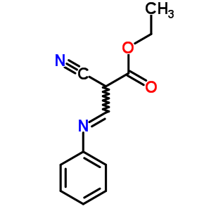 2-氰基-3-苯基亞氨基-丙酸乙酯結構式_6623-51-4結構式