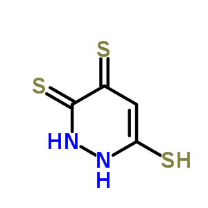 3,6-Pyridazinedithione,1,2-dihydro-4-mercapto-Structure,66234-88-6Structure 3,6-Pyridazinedithione,1,2-dihydro-4-mercapto- Structure,66234-88-6Structure