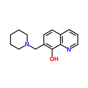 8-Quinolinol,7-(1-piperidinylmethyl)-Structure,6632-09-3Structure 8-Quinolinol,7-(1-piperidinylmethyl)- Structure,6632-09-3Structure