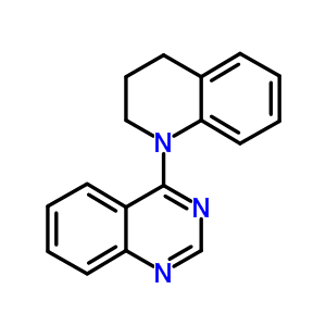 4-(3,4-Dihydro-2h-quinolin-1-yl)quinazolineStructure,6637-36-1Structure 4-(3,4-Dihydro-2h-quinolin-1-yl)quinazoline Structure,6637-36-1Structure
