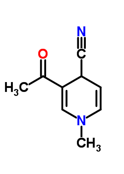 (9ci)-3-乙?；?1,4-二氫-1-甲基-4-吡啶甲腈結(jié)構(gòu)式_66720-18-1結(jié)構(gòu)式