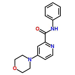 2-Pyridinecarboxamide,4-(4-morpholinyl)-n-phenyl-Structure,66933-49-1Structure 2-Pyridinecarboxamide,4-(4-morpholinyl)-n-phenyl- Structure,66933-49-1Structure