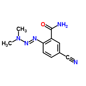 Benzamide, 5-cyano-2-(3,3-dimethyl-1-triazenyl)-Structure,66974-97-8Structure Benzamide, 5-cyano-2-(3,3-dimethyl-1-triazenyl)- Structure,66974-97-8Structure
