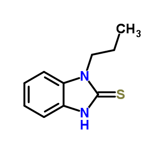 (9ci)-1,3-二氫-1-丙基-2H-苯并咪唑-2-硫酮結(jié)構(gòu)式_67624-25-3結(jié)構(gòu)式