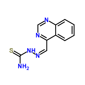 Hydrazinecarbothioamide, 2-(4-quinazolinylmethylene)-Structure,6824-07-3Structure Hydrazinecarbothioamide, 2-(4-quinazolinylmethylene)- Structure,6824-07-3Structure