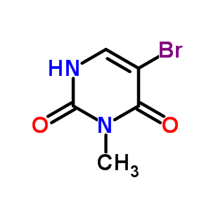 5-Bromo-3-methyl-1h-pyrimidine-2,4-dioneStructure,6832-03-7Structure 5-Bromo-3-methyl-1h-pyrimidine-2,4-dione Structure,6832-03-7Structure