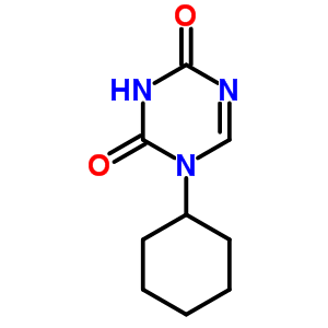 1,3,5-Triazine-2,4(1h,3h)-dione,1-cyclohexyl-Structure,68498-51-1Structure 1,3,5-Triazine-2,4(1h,3h)-dione,1-cyclohexyl- Structure,68498-51-1Structure