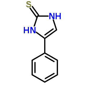 4-Phenyl-1,3-dihydro-imidazole-2-thione Structure,6857-34-7Structure