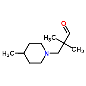 2,2-Dimethyl-3-(4-methyl-piperidin-1-yl)-propionaldehydeStructure,690632-29-2Structure 2,2-Dimethyl-3-(4-methyl-piperidin-1-yl)-propionaldehyde Structure,690632-29-2Structure