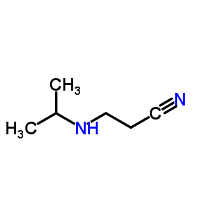 3-(異丙基氨基)丙腈結(jié)構(gòu)式_692-98-8結(jié)構(gòu)式
