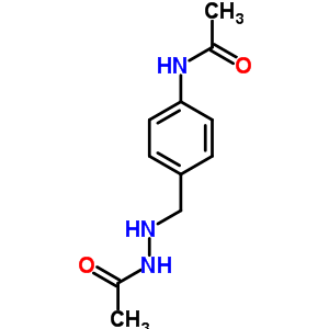 Hydrazine, 1-(p-acetamidobenzyl)-2-acetyl-Structure,69352-44-9Structure Hydrazine, 1-(p-acetamidobenzyl)-2-acetyl- Structure,69352-44-9Structure