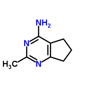 5H-cyclopentapyrimidin-4-amine, 6,7-dihydro-2-methyl-(9ci)Structure,69390-17-6Structure 5H-cyclopentapyrimidin-4-amine, 6,7-dihydro-2-methyl-(9ci) Structure,69390-17-6Structure