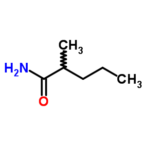 2-甲基-戊酰胺結(jié)構(gòu)式_6941-49-7結(jié)構(gòu)式