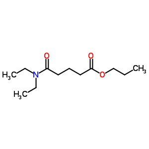 Pentanoic acid, 5-(diethylamino)-5-oxo-,propyl esterStructure,6946-56-1Structure Pentanoic acid, 5-(diethylamino)-5-oxo-,propyl ester Structure,6946-56-1Structure