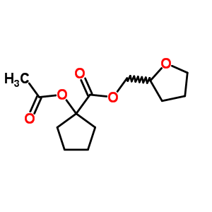 1-(乙?；趸?-環(huán)戊烷羧酸 (四氫-2-呋喃)甲酯結(jié)構(gòu)式_6946-60-7結(jié)構(gòu)式