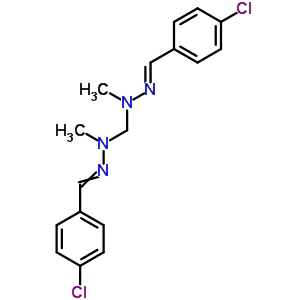 4-氯苯甲醛 ((2-(4-氯亞芐基)-1-甲基肼基)甲基)(甲基)肼酮結(jié)構(gòu)式_6971-99-9結(jié)構(gòu)式