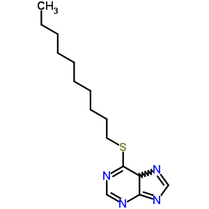 9H-purine,6-(decylthio)-Structure,6974-90-9Structure 9H-purine,6-(decylthio)- Structure,6974-90-9Structure
