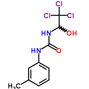 Urea,n-(3-methylphenyl)-n-(2,2,2-trichloro-1-hydroxyethyl)-Structure,69796-25-4Structure Urea,n-(3-methylphenyl)-n-(2,2,2-trichloro-1-hydroxyethyl)- Structure,69796-25-4Structure