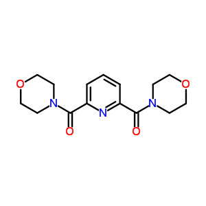 Morpholine,4,4-(2,6-pyridinediyldicarbonyl)bis-(9ci)Structure,69838-99-9Structure Morpholine,4,4-(2,6-pyridinediyldicarbonyl)bis-(9ci) Structure,69838-99-9Structure